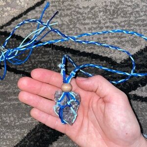 Interchangeable Blue crystal necklace